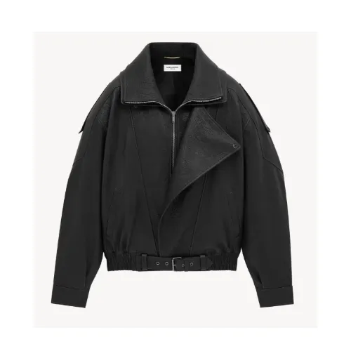 SAINT LAURENT ボンバージャケット（ラムスキン）