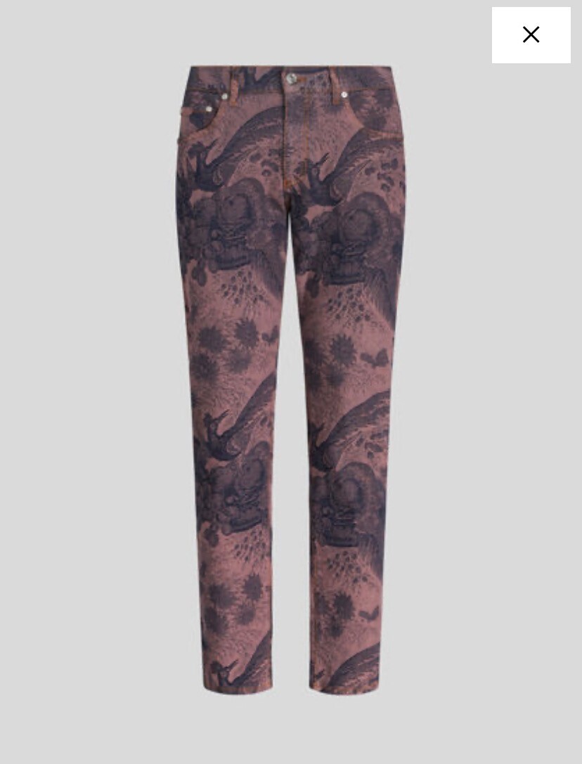 ETRO ジャカードデニム ジーンズ
