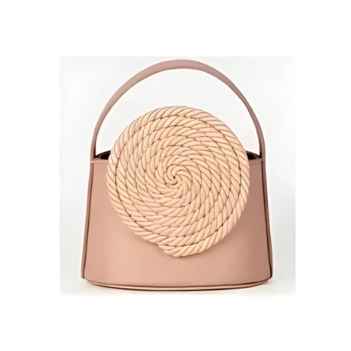 DESTREE PINK Mini Leather Handle Bag