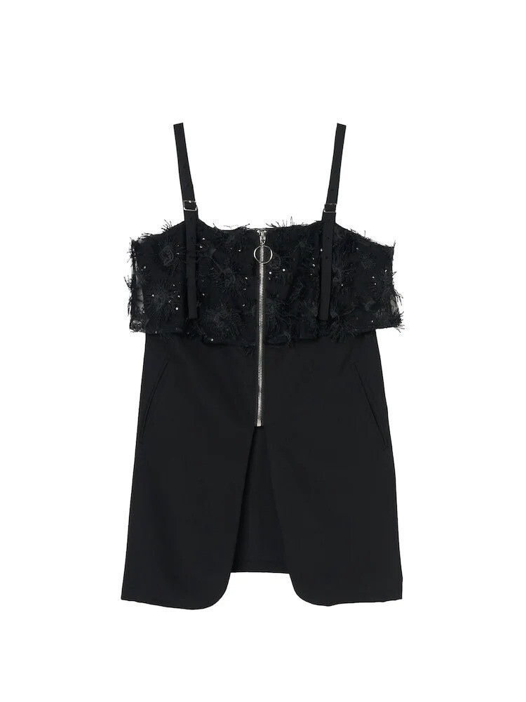 sahara Fluffy Layered Zip Top