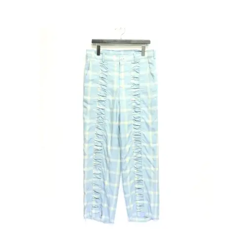 Taiga Igari Gaather Plaid Pants
