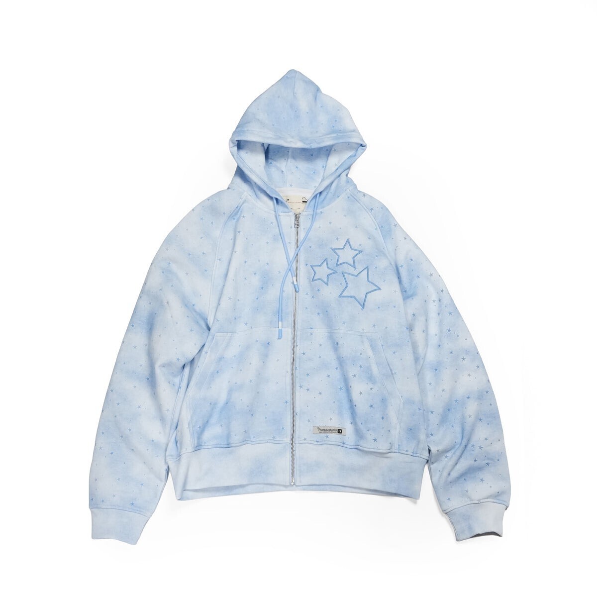 PLATEAU STUDIO STAR ZIP-UP – SKY BLUE