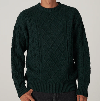 Eddie Bauer CABLE CREW SWEATER
