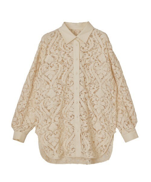 AMERI FAKE LEATHER EMBROIDERY SHIRT