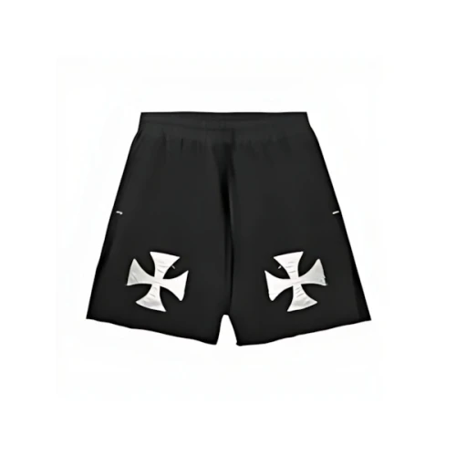 ASKYURSELF RAW CROSS FLEECE SHORTS