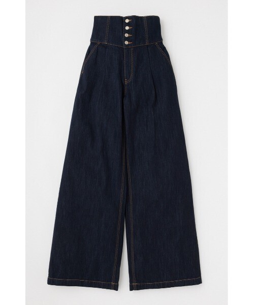 MOUSSY CORSET DESIGN バギーデニム
