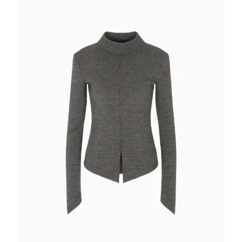 ARMANI スタンドカラーセーター バージンウール ジャージー
