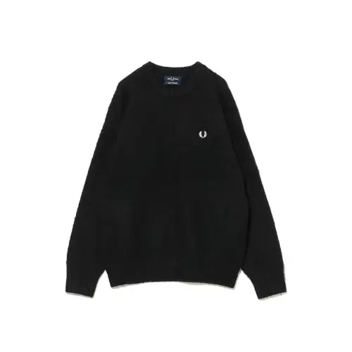 FRED PERRY フラッフィー クルーネックニット