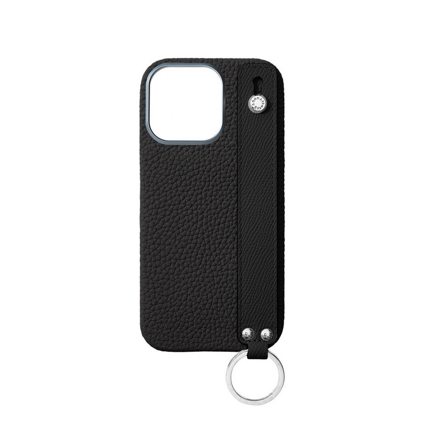 BONAVENTURA (iPhone 16 Pro) ハンドル付き バックカバーケース シュリンクレザー