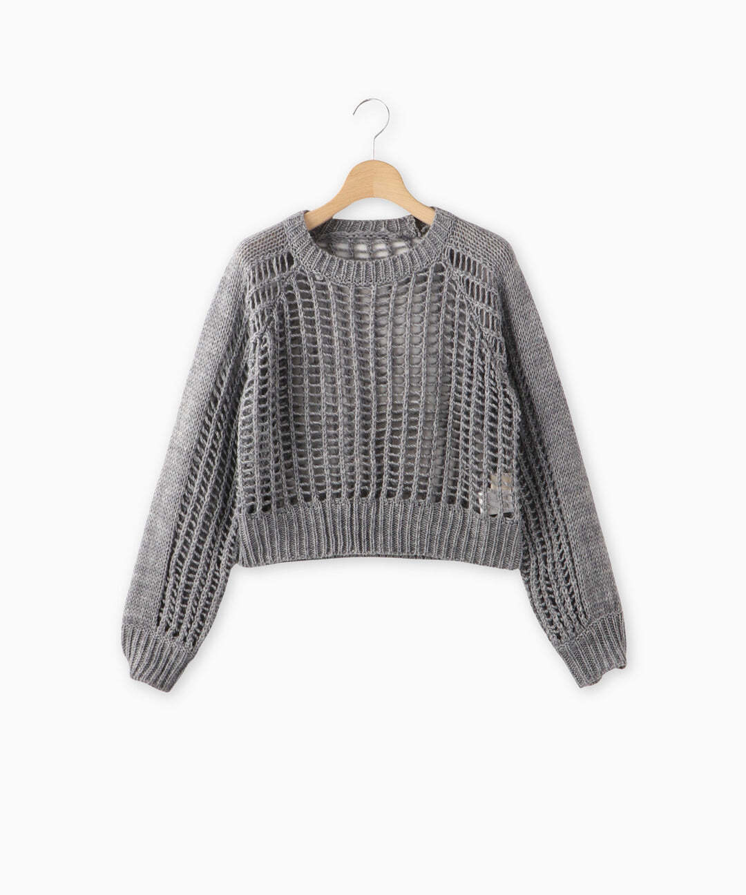 Mylanka メッシュニットトップス