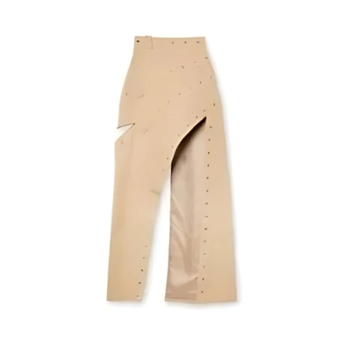 ROKH MULTI EYELETS ASYM LONG SKIRT