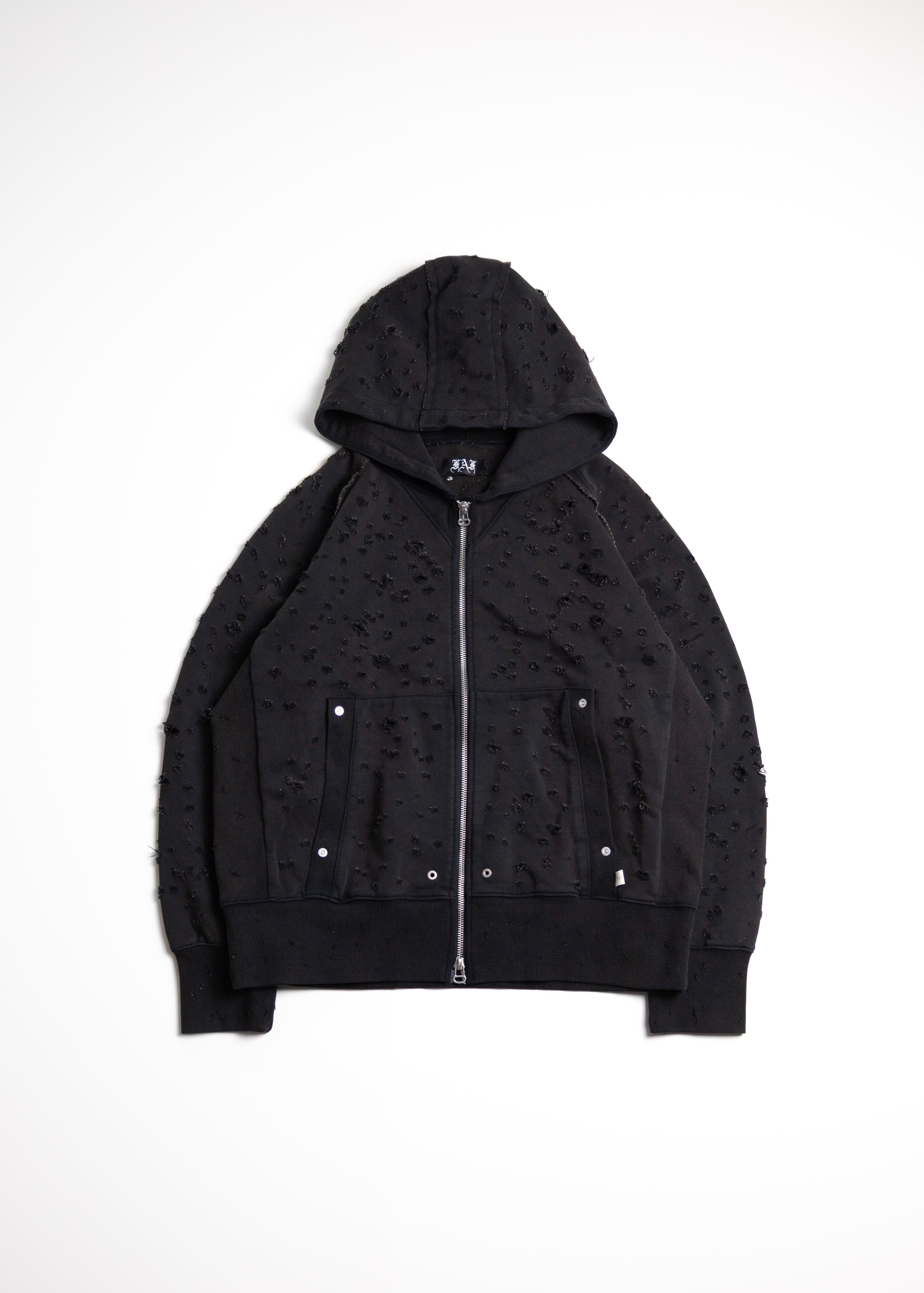 FAF Dameged Zip up Hoodie