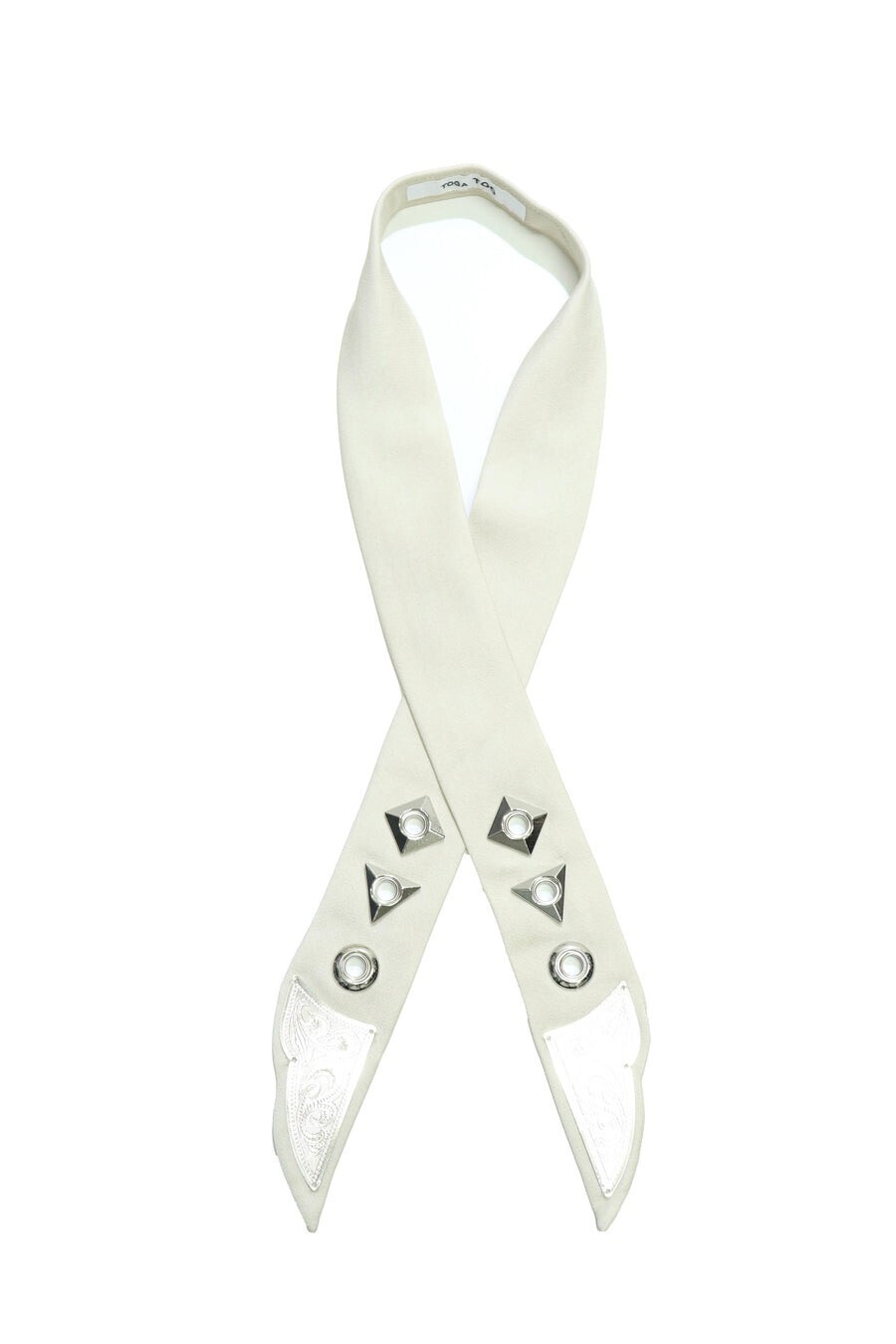 TOGA TOO TOGA TOO METAL RIBBON TIE(BEIGE)