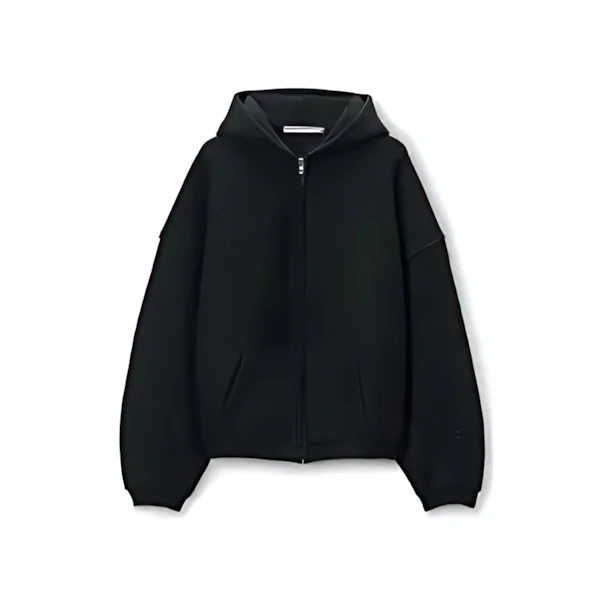 Alexander Wang デンスフリース スター ジップアップフーディー