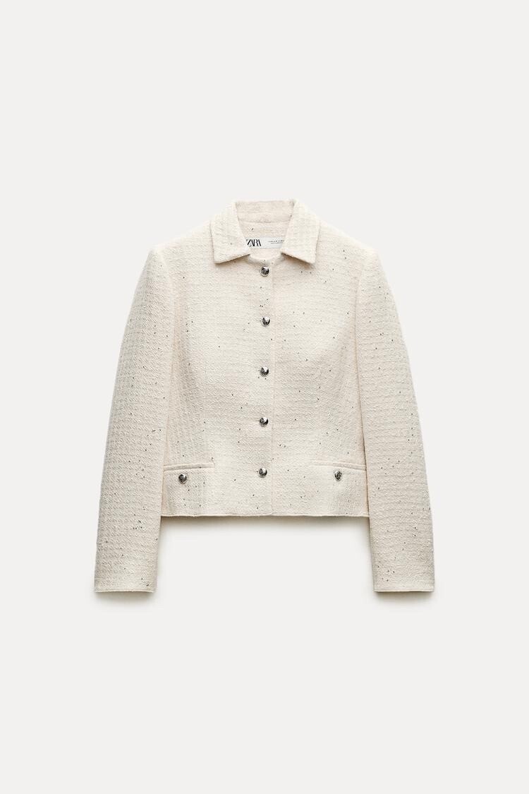 ZARA ZW COLLECTION テクスチャー フィット ジャケット