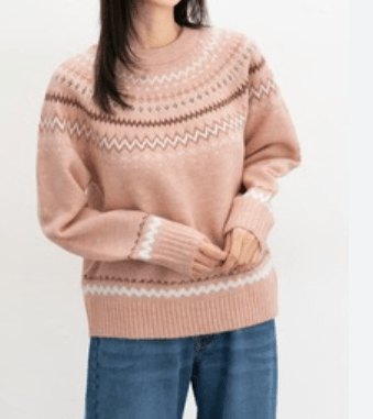 Honeys 求心柄ニット