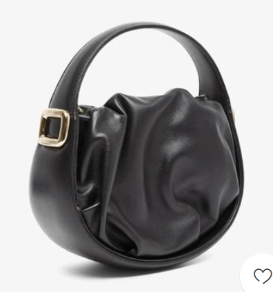 Roger Vivier Viv' Choc black hobo bag