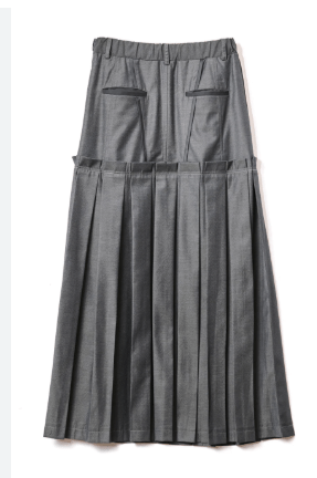 AULA AILA BOX PLEATS SKIRT