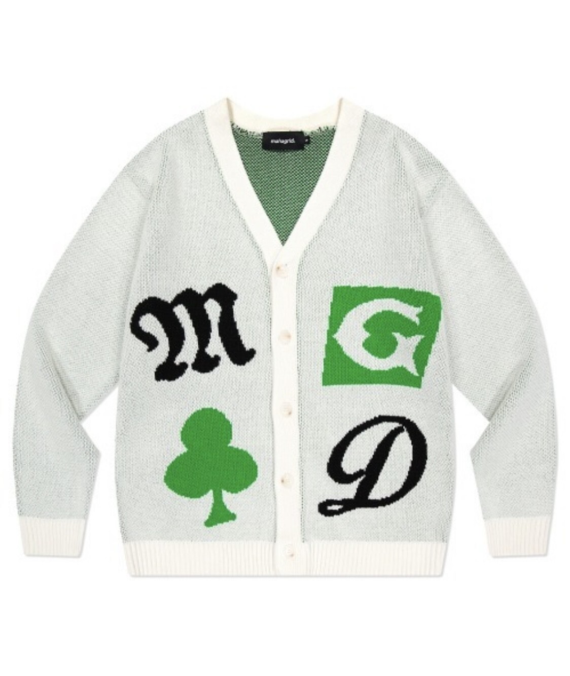 MAHAGRID CLOVER KNIT CARDIGAN