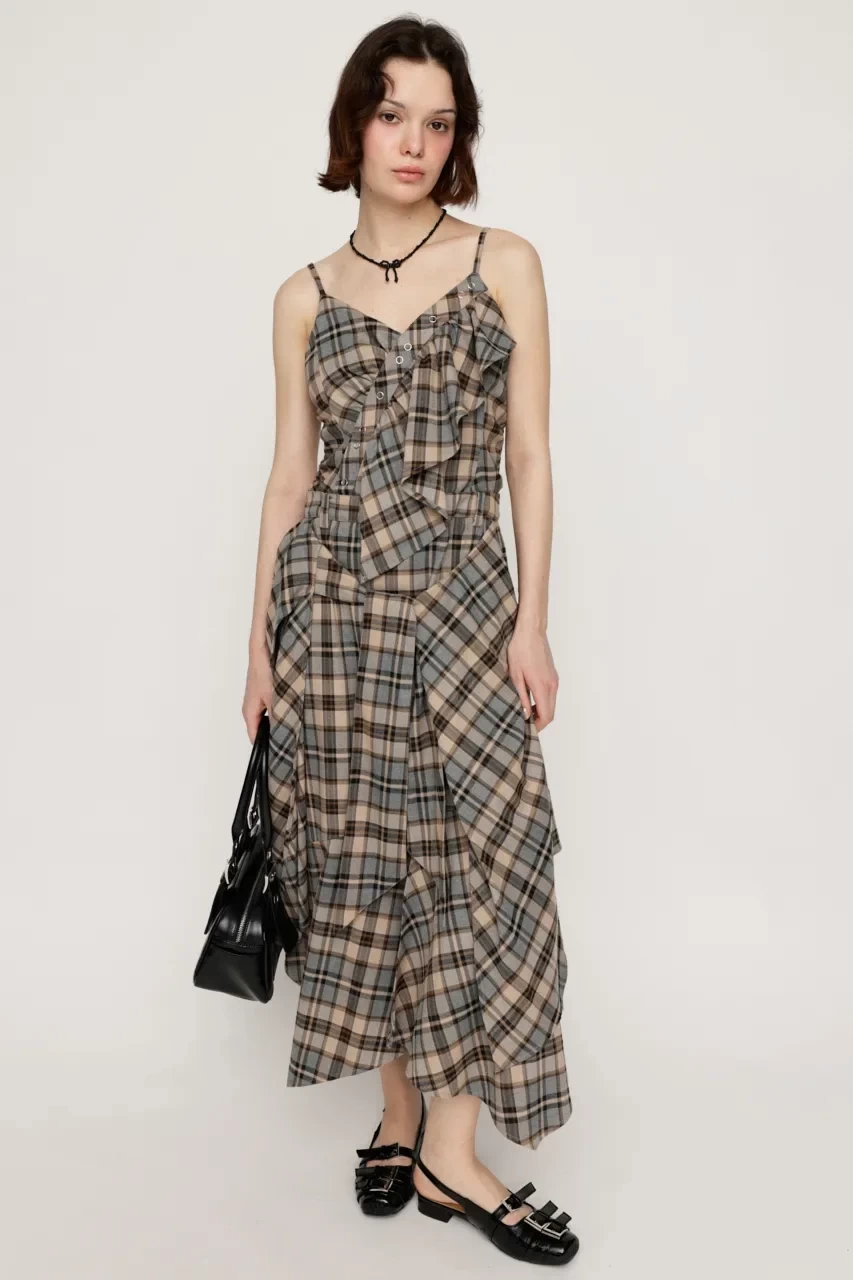SLY ASYMMETRY HEM CAMI ロングワンピース