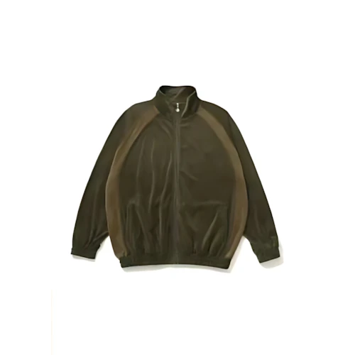 KEBOZ VELOUR TRACK JACKET