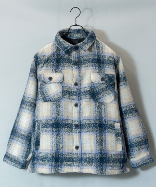 JACKROSE 起毛チェックCPOシャツJK