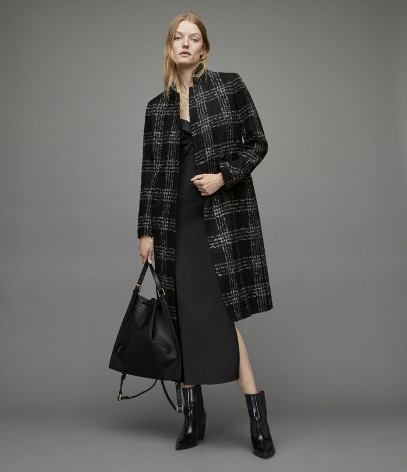 ALLSAINTS BEXA CHECK COAT