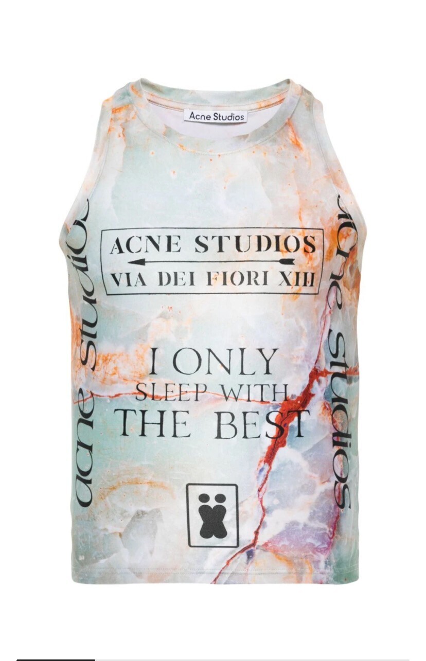 Acne Studios プリント タンクトップ