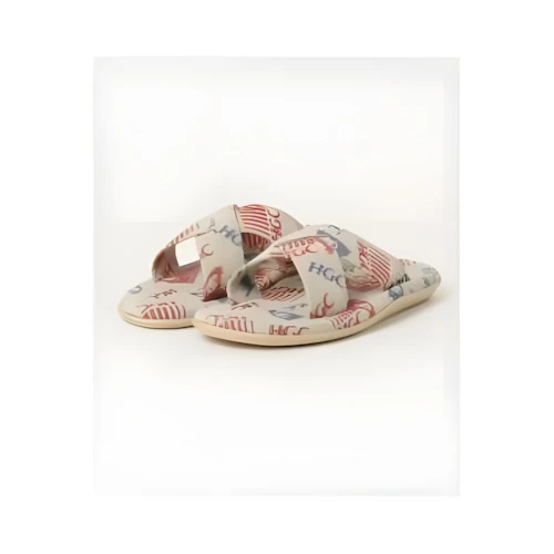 HYSTERIC GLAMOUR ISLAND SLIPPER/PT223 HGC柄クロスストラップサンダル