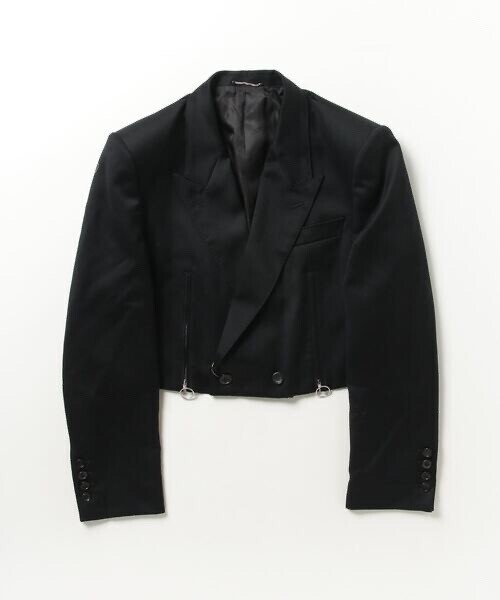 JOHN LAWRENCE SULLIVAN WOOL SATIN SPENCER JACKET