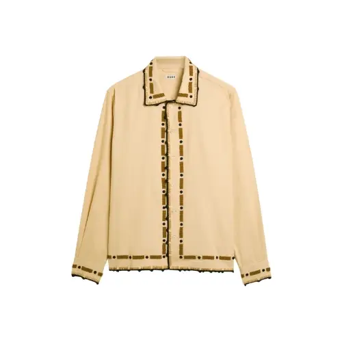 BODE beaded ryegrass trim shirt