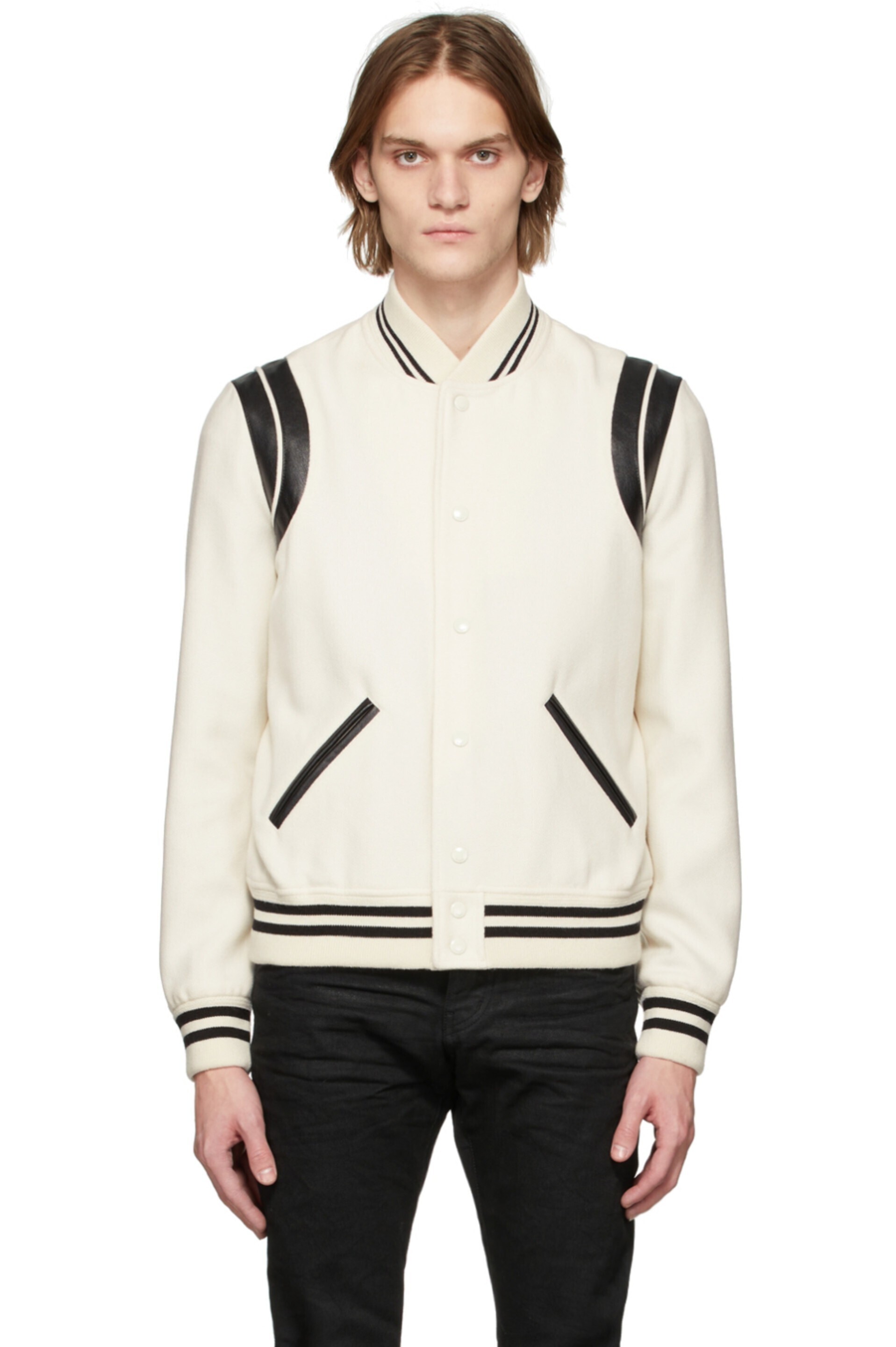 SAINT LAURENT Teddy ボンバー ジャケット