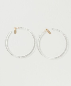 lilLilly アクリルフープピアス