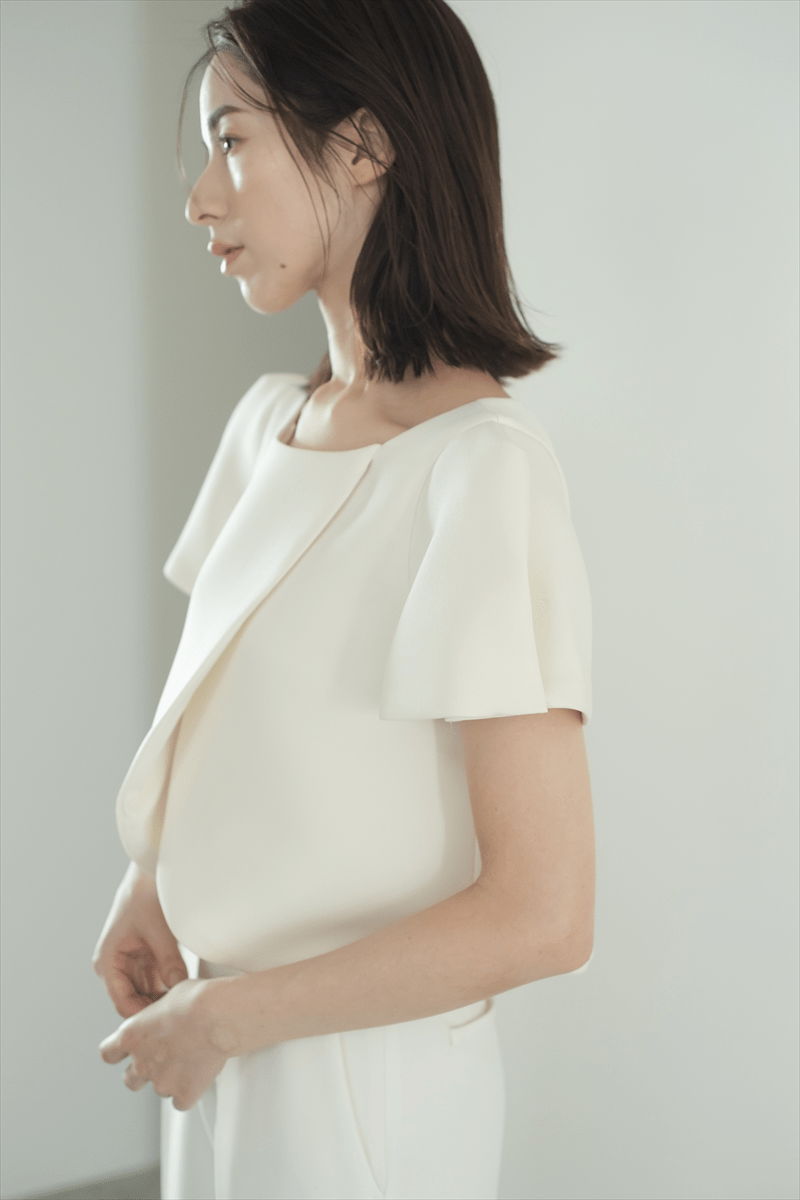 maison de Dolce. レディヨークトップス【white】