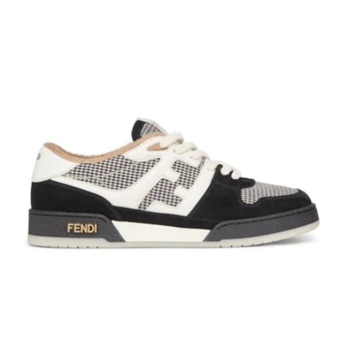 FENDI ロートップ スニーカー スウェード ブラック