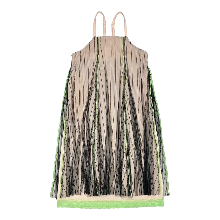 heki tulle slip dress
