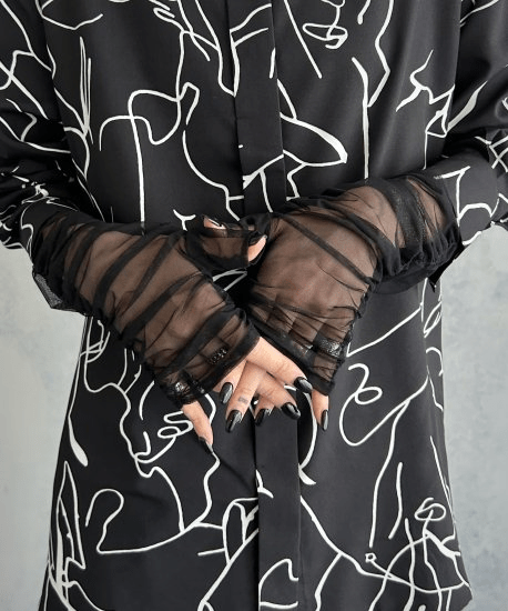 &g’aime SHEER ARM COVER/988-63900