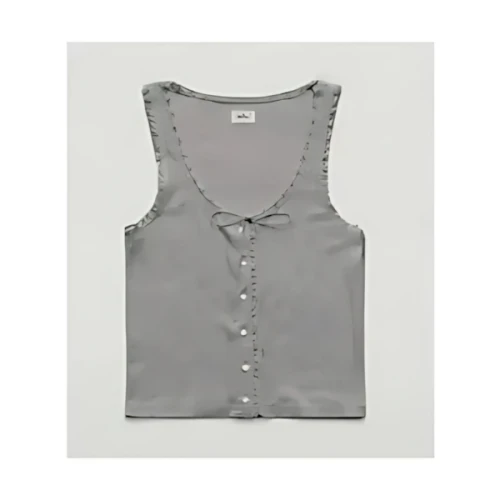 The Barnnet Ravioli Lace-Trim Tank Top