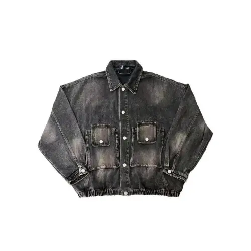 DIG YOUR OWN GRAVE Washed Denim Jacket