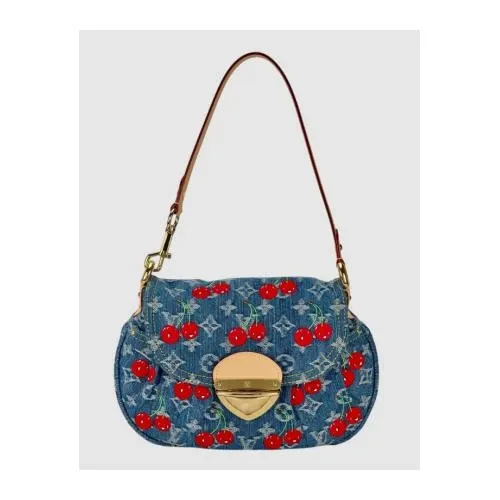 LOUIS VUITTON LV x TM Monogram Denim Cherry Sunset Bag