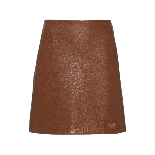 PRADA ナッパレザー スカート
