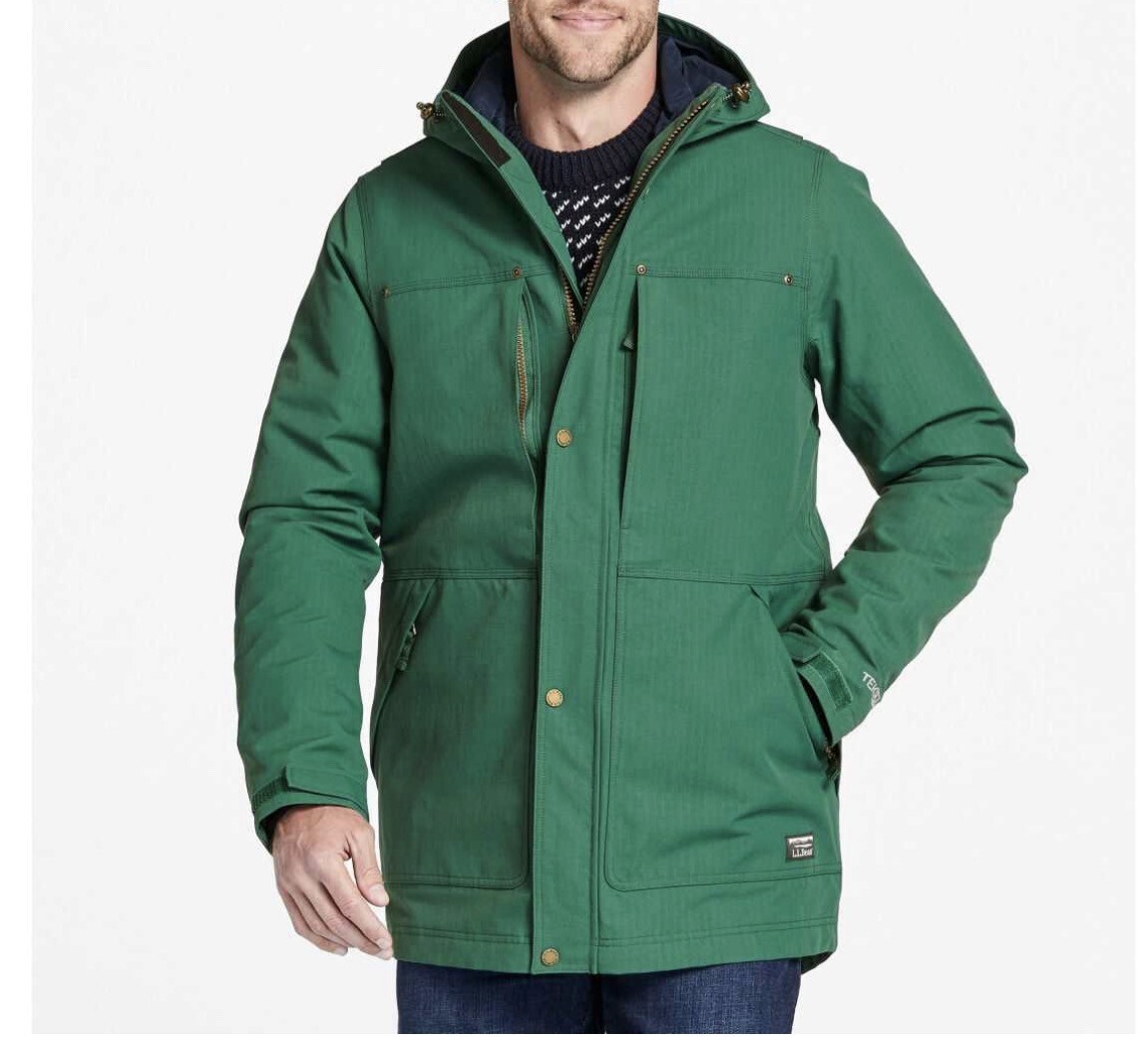 L.L.Bean メンズ ラゲッド 3 イン 1 パーカ