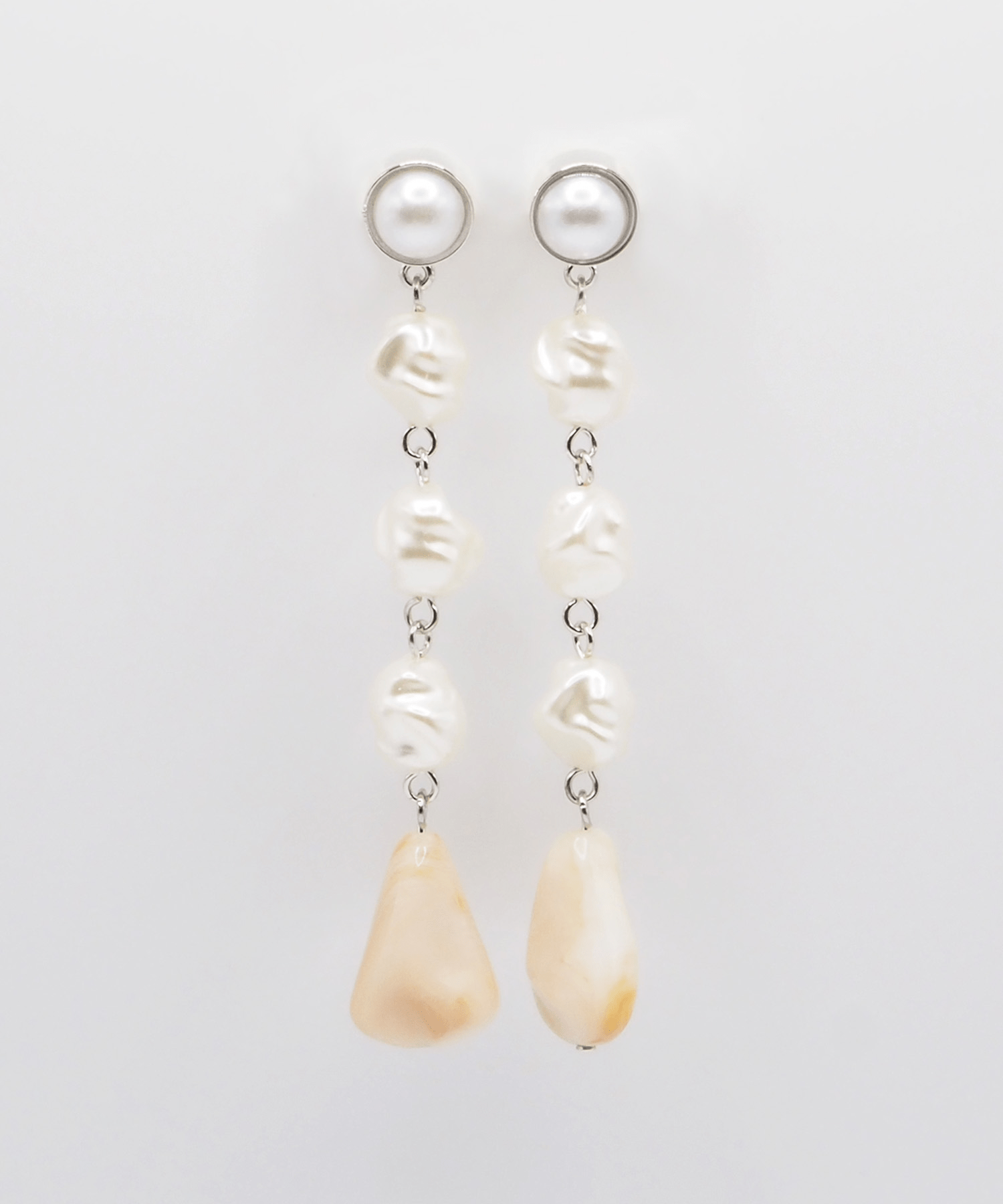 VATSURICA 〈L-1132P2〉アクリル パール ロングピアス