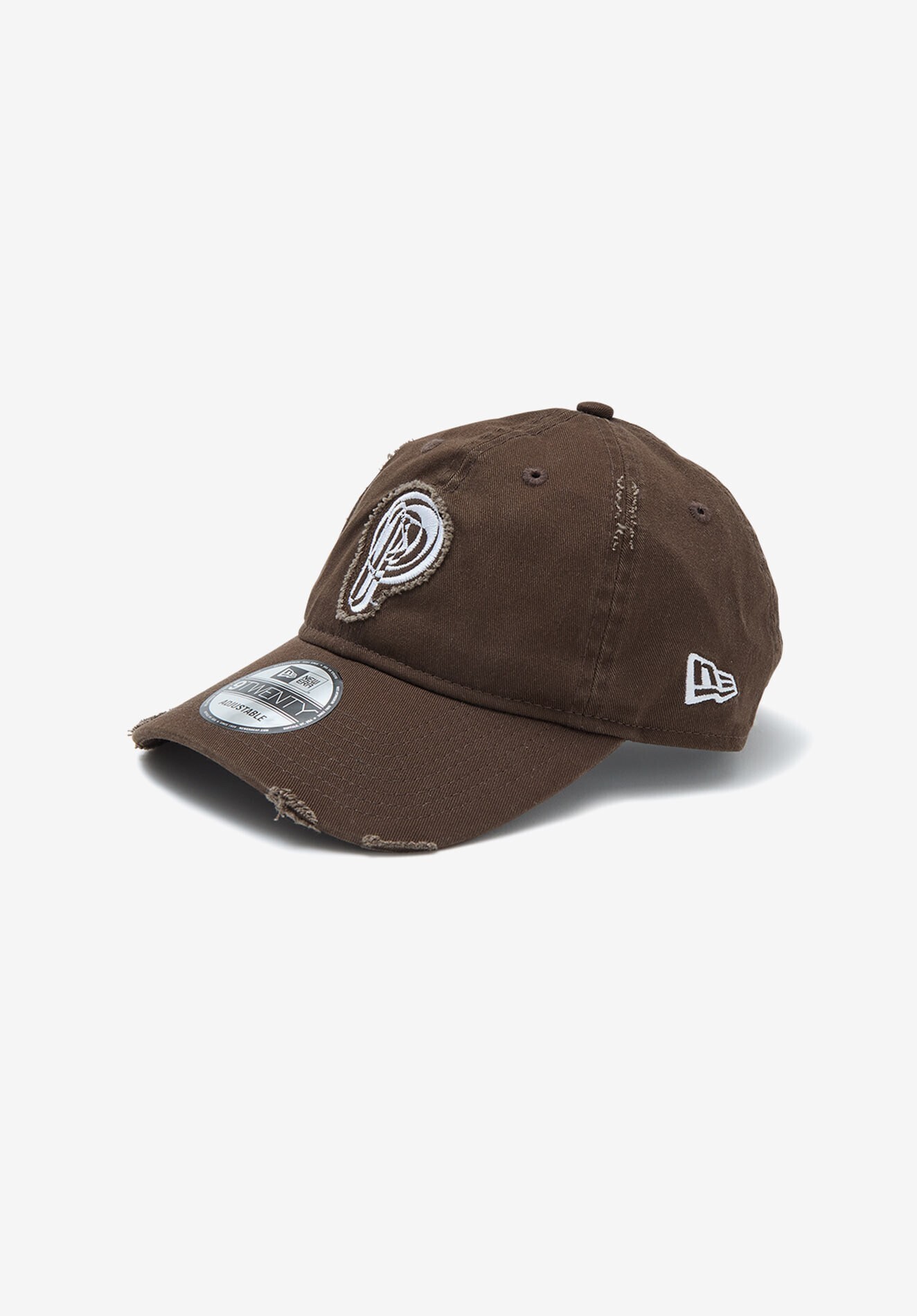 PERVERZE NEW ERA PERVERZE SCRAP INITIAL CAP, BROWN