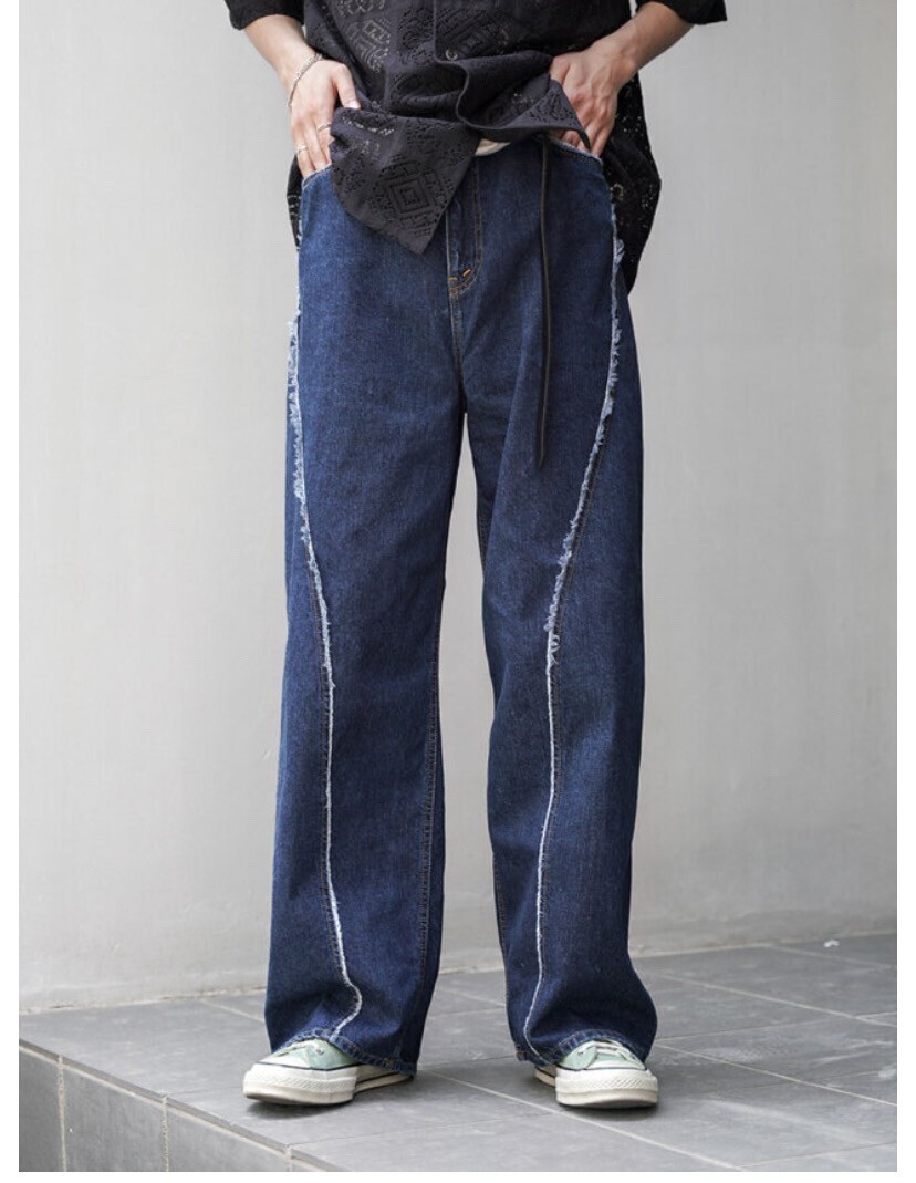 JieDa USED LOOSE FIT DENIM JEANS