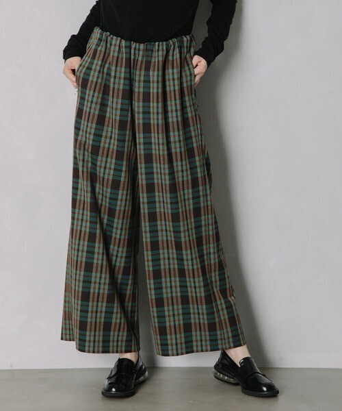 MARECHAL TERRE ウォームチェックパンツ