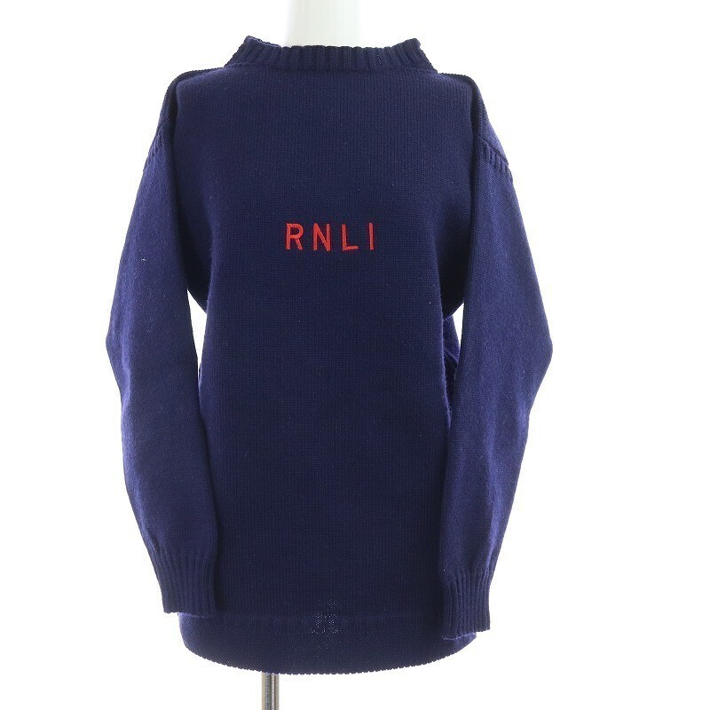 DRESSTERIOR GUERNSEY WOOLLENS　RNLI 刺繍 長袖 ニット セーター