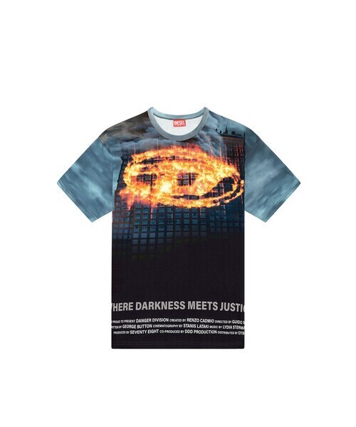 DIESEL メンズ Tシャツ プリント