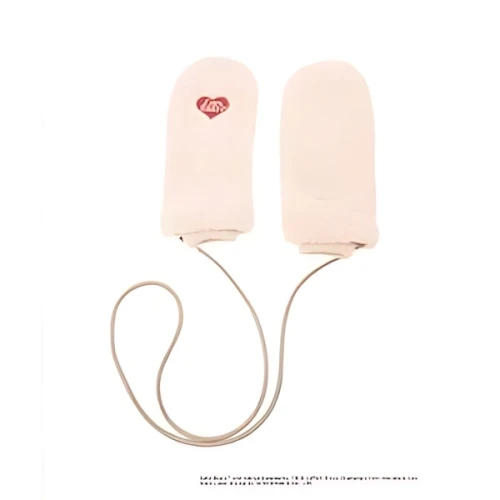 CALNAMUR 【Care Bearsコラボ】HEART LOGO BOA MITTENS