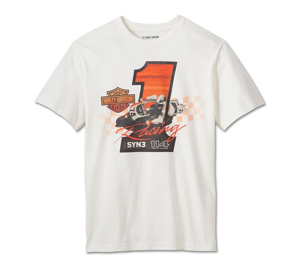 Harley Davidson 【Men's】H－D（R） #4レーサーTシャツ
